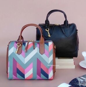 Fossil Fiona Chevron Handbag